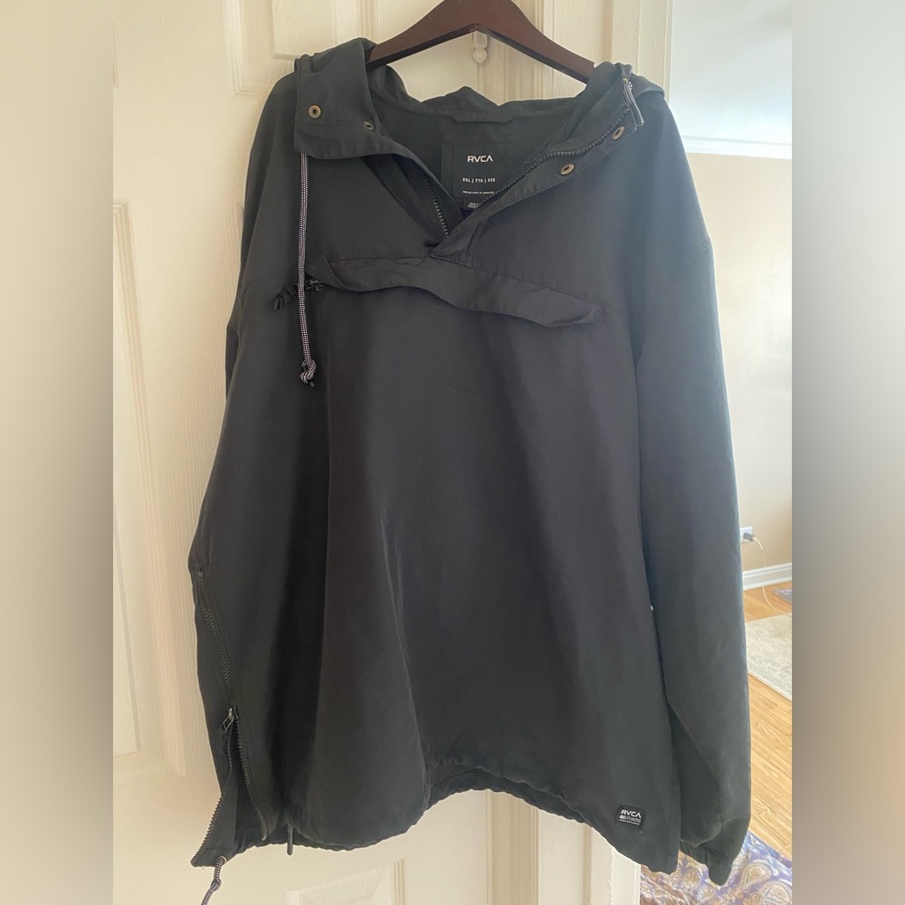 RVCA brand biker wind breaker with chest pocket